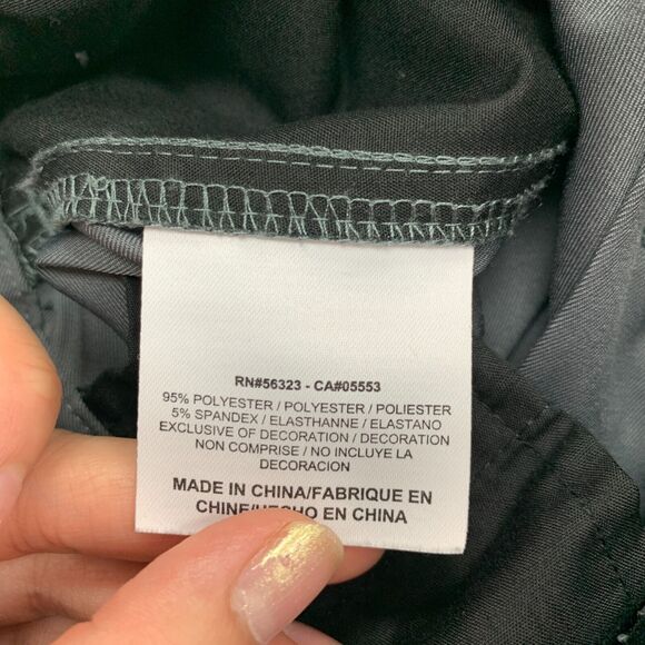 Nike Golf Pants Mens 34 Gray Flat Front Dri Fit Tech Sweat Wicking Stretch Chino - Picture 11 of 14